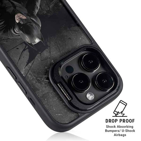 DC Comics Batman in Black iPhone 14 Pro Kickstand Case